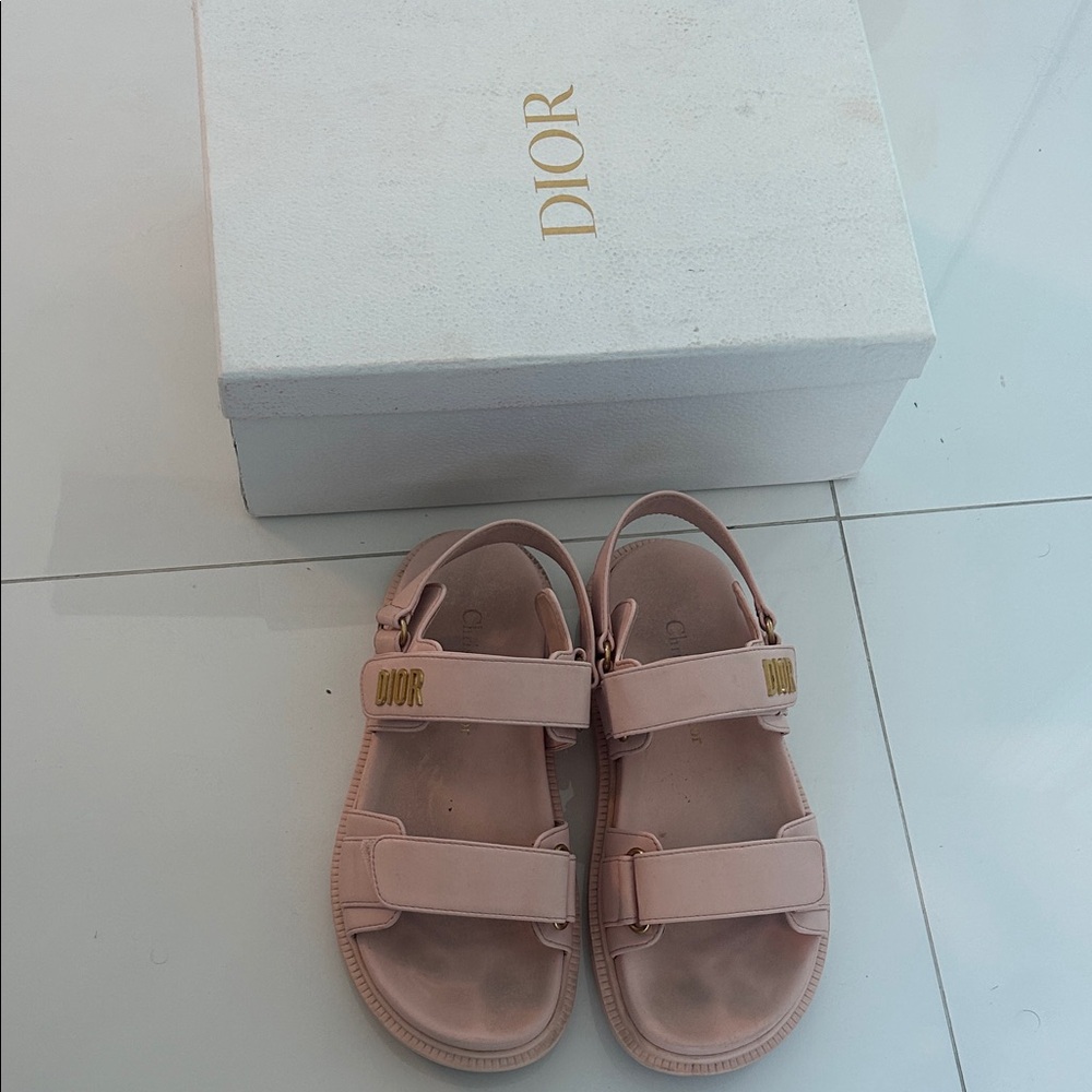 Dior Dioract sandals Light Pink size 38 - Picture 4 of 4